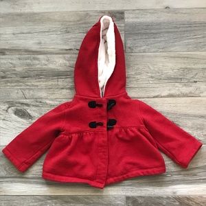 Carter’s Red Toggle baby coat